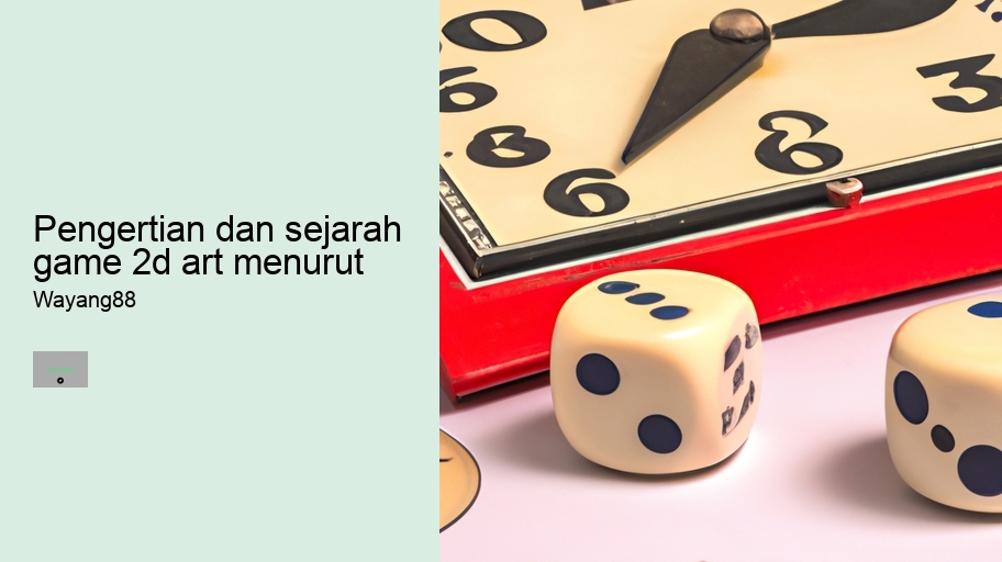 pengertian dan sejarah game 2d art menurut